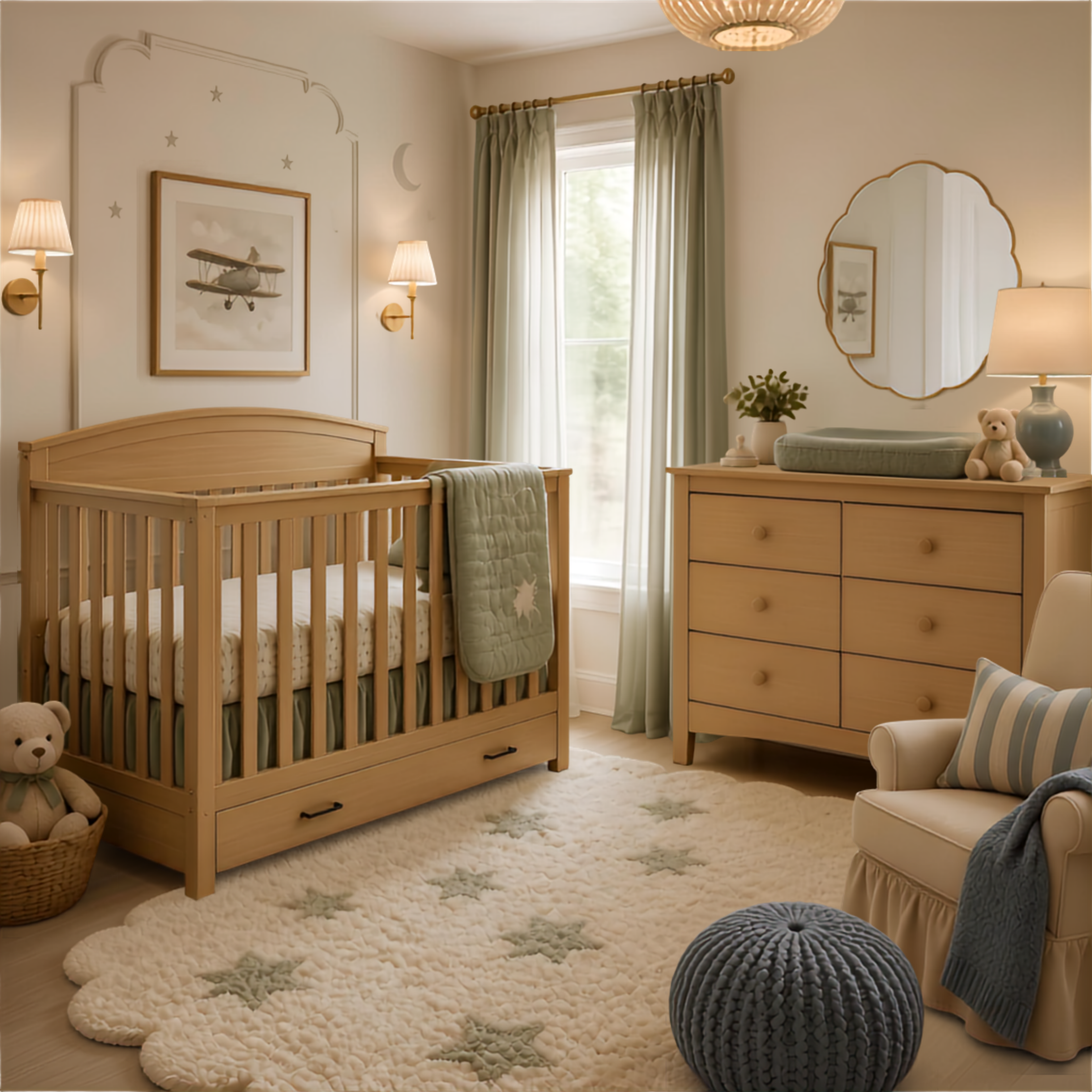 Charming Airplane Nursery