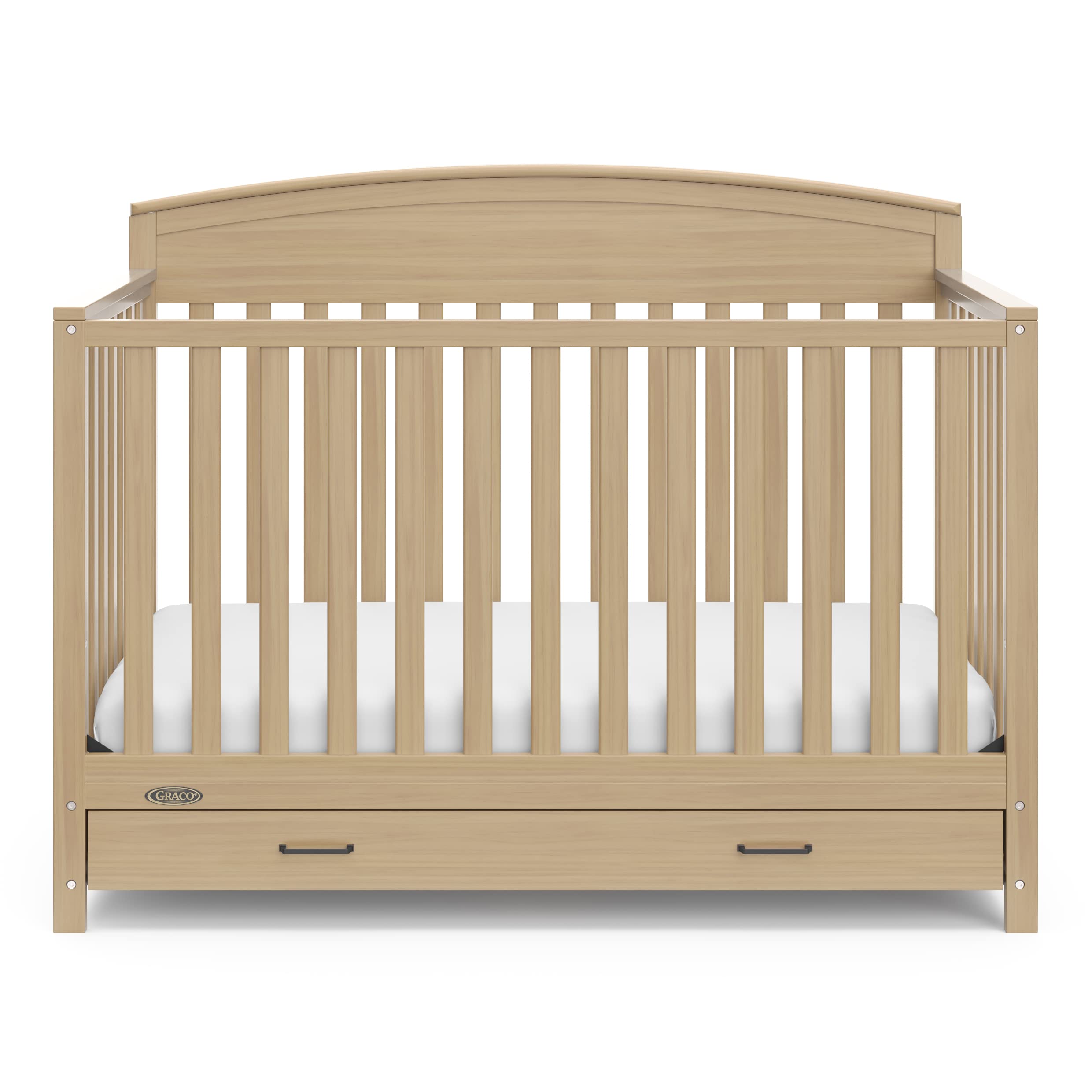 Graco Benton 5-in-1 Convertible Crib with Drawer, Driftwood