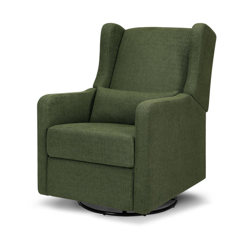 DaVinci Carter's Arlo Recliner, Performance Forest Green Linen